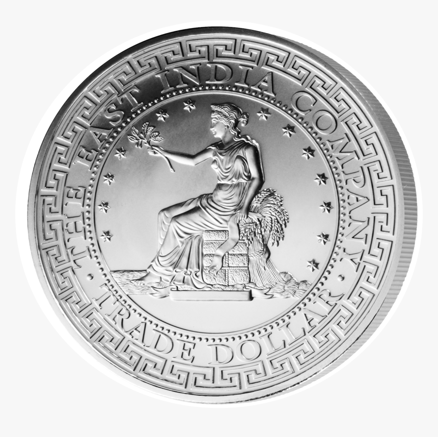 2018 1oz St Helena Us Trade Dollar - 1 Oz Silver East India Company, HD Png Download, Free Download