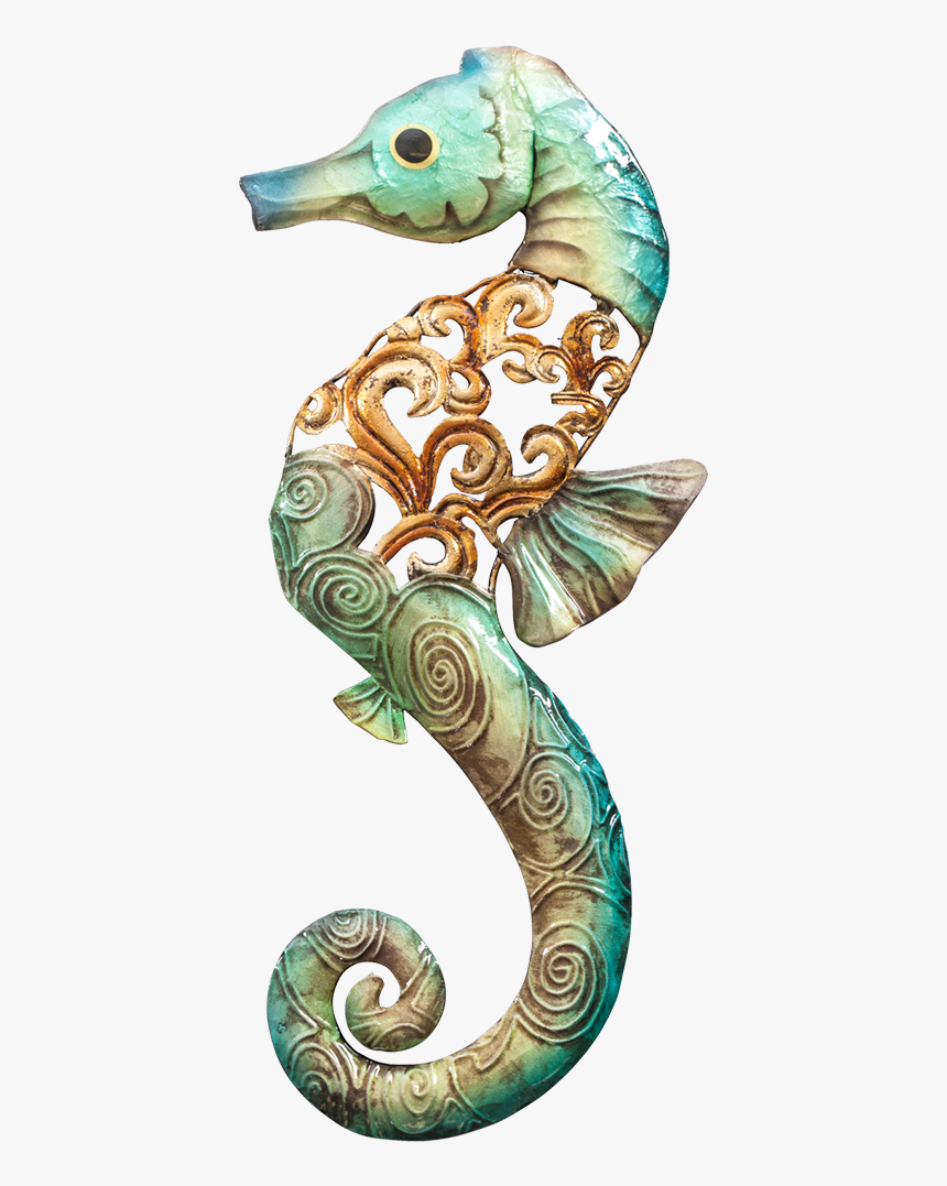 Metal And Capiz Seahorse 15" - Northern Seahorse, HD Png Download, Free Download