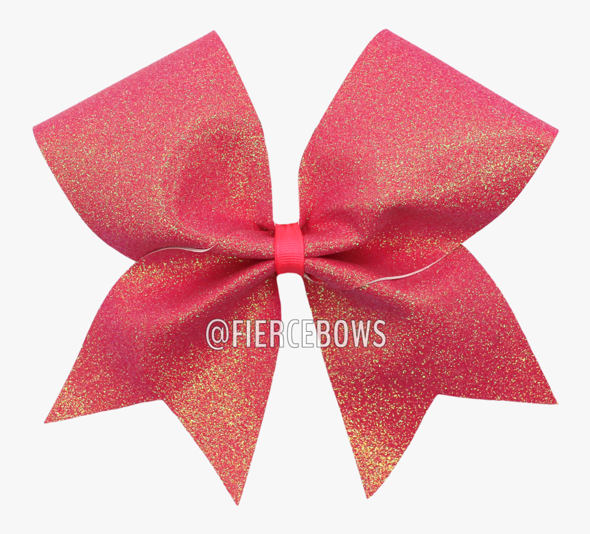 Glitter Cheer Bow - Satin, HD Png Download, Free Download