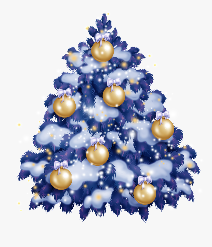 Dark Purple Christmas Tree Png Transparent Material - Christmas Tree, Png Download, Free Download