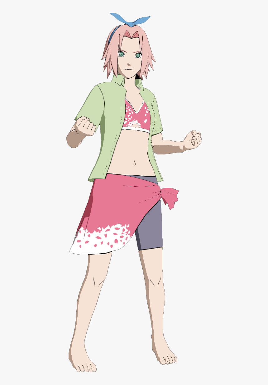 Summer Sakura Naruto Online, HD Png Download, Free Download