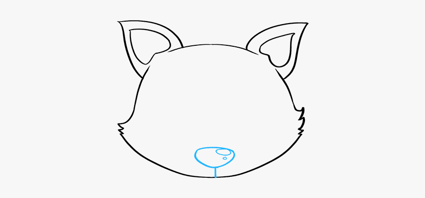 How To Draw Baby Fox - Step By Step How To Draw A Baby Fox, HD Png Download, Free Download