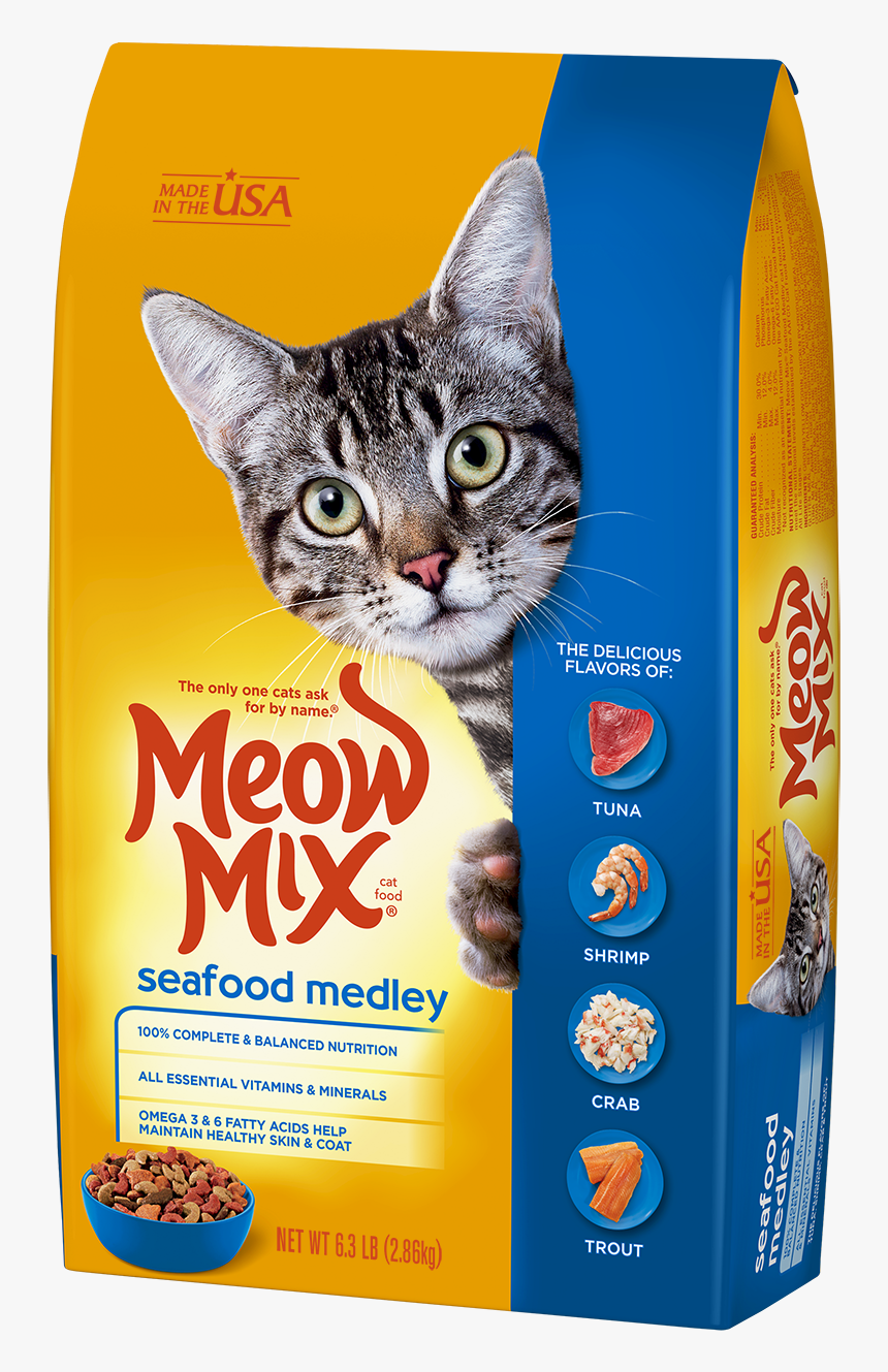Meow Mix Cat Food, HD Png Download, Free Download