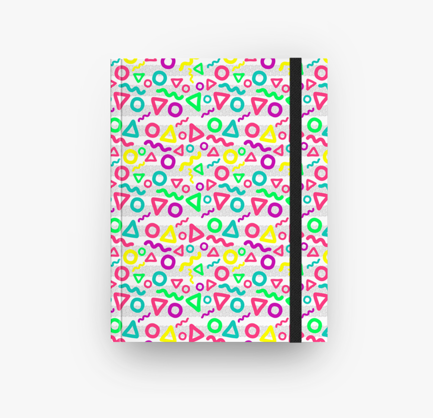 Caderno 90"s Funky Pattern De Tobias Fonsecana - Caderno 90's, HD Png Download, Free Download