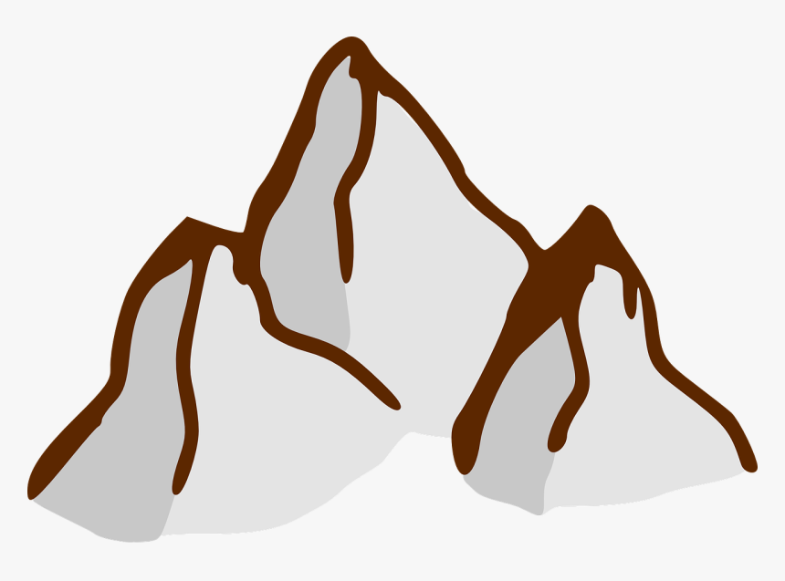 Mountain, Mountain Range, Peak, Rock, Rocky, Map - Mountain Clip Art, HD Png Download, Free Download