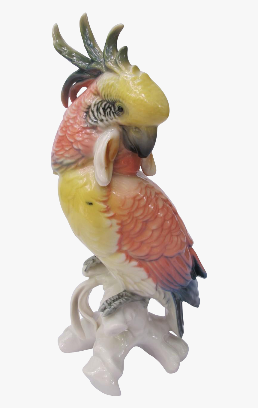 Vintage Ens Germany Cockatoo Figurine Found At Www - Figurine, HD Png Download, Free Download