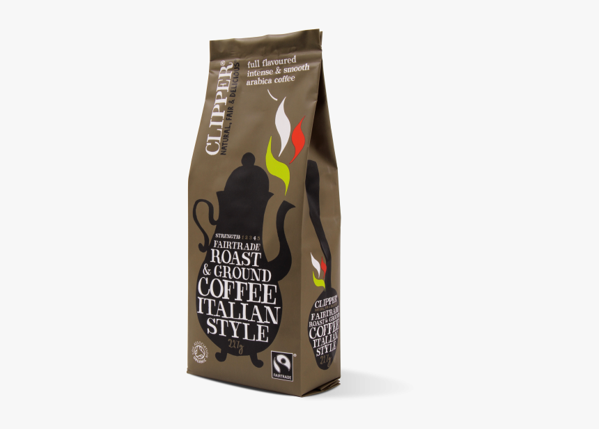 Fairtrade Roast Ground Italian Style Coffee - Clipper Italian Style Coffee, HD Png Download, Free Download