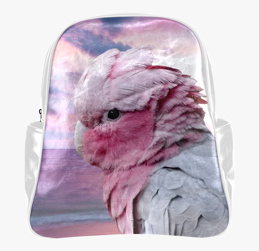 Galah Cockatoo Multi-pockets Backpack - Cockatoo, HD Png Download, Free Download