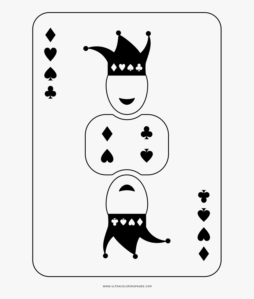 Joker Card Png, Transparent Png - kindpng For Joker Card Template