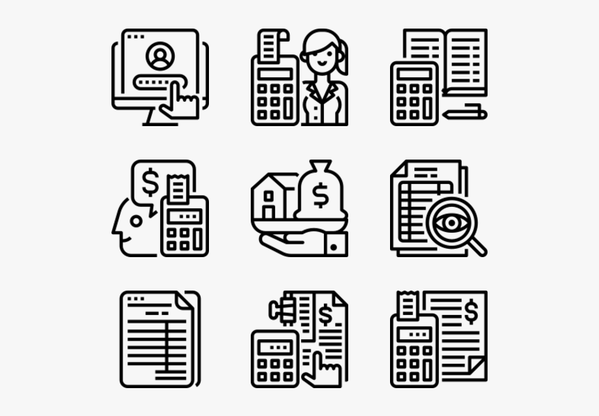 Accounting Finance Accounting Icons Png Free, Transparent Png, Free Download