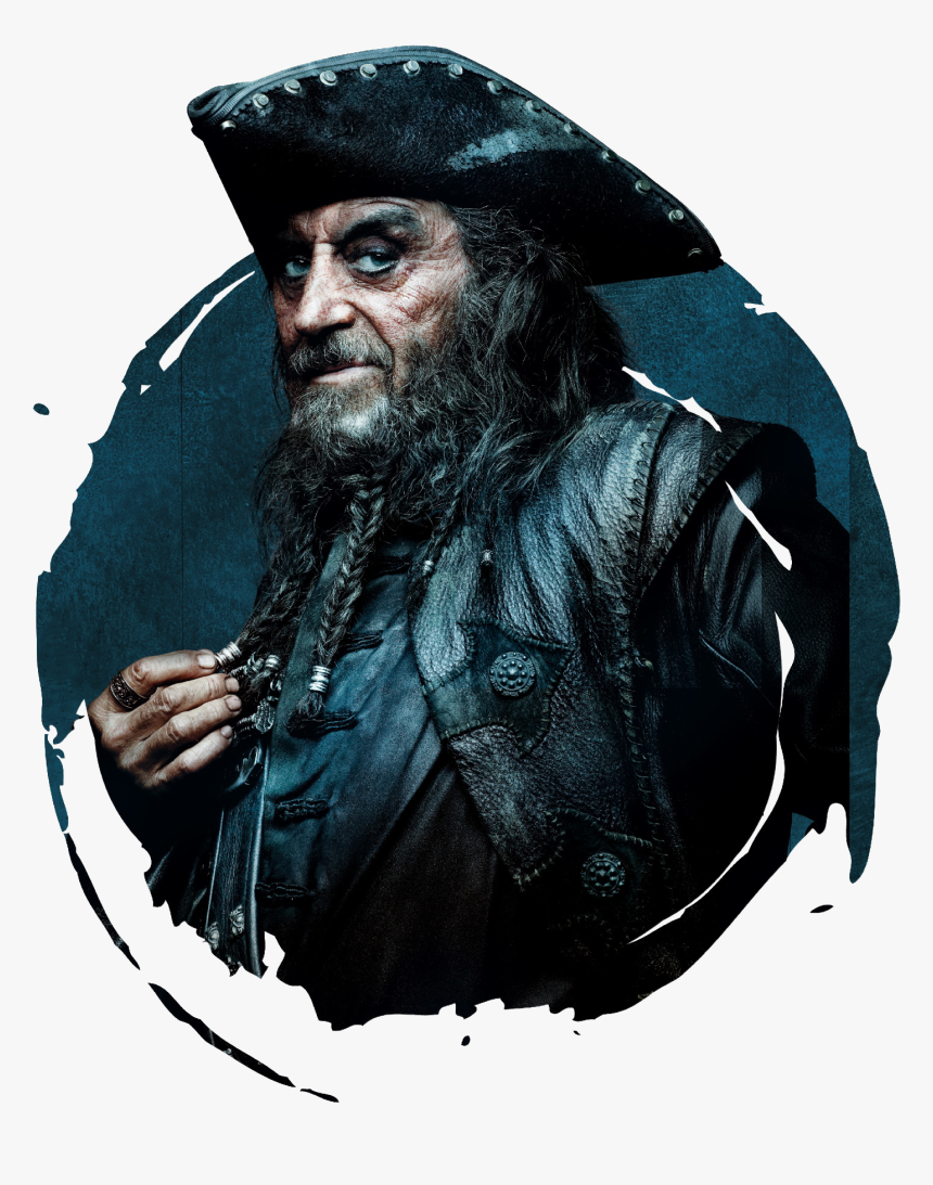 Black Beard Png - Illustration, Transparent Png, Free Download