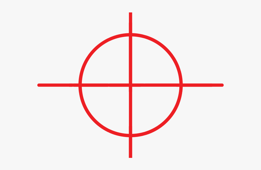 Target Png Transparent Images - Transparent Background Crosshair Png Transparent, Png Download, Free Download