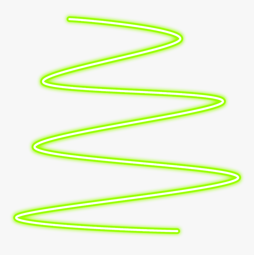 #neon #glow #spiral #green #line #lines #freetoedit  - Neon Glowing Effect Picsart, HD Png Download, Free Download