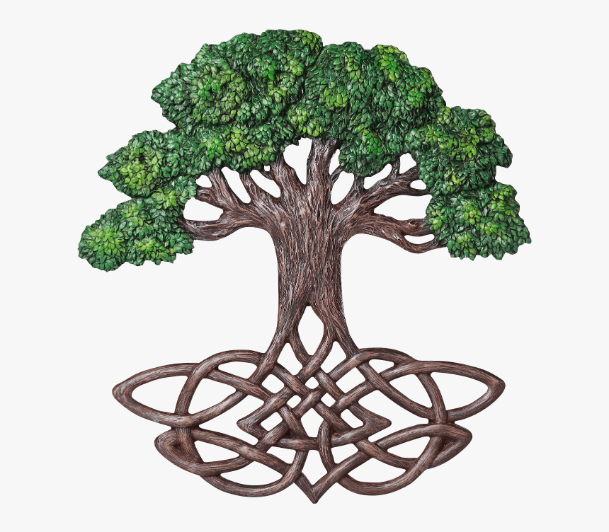 Tree Of Life Plaque - Celtic Knot Tree Root, HD Png Download, Free Download