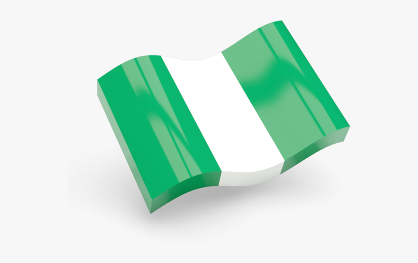 Glossy Wave Icon - Flag Of Nigeria Icon, HD Png Download, Free Download