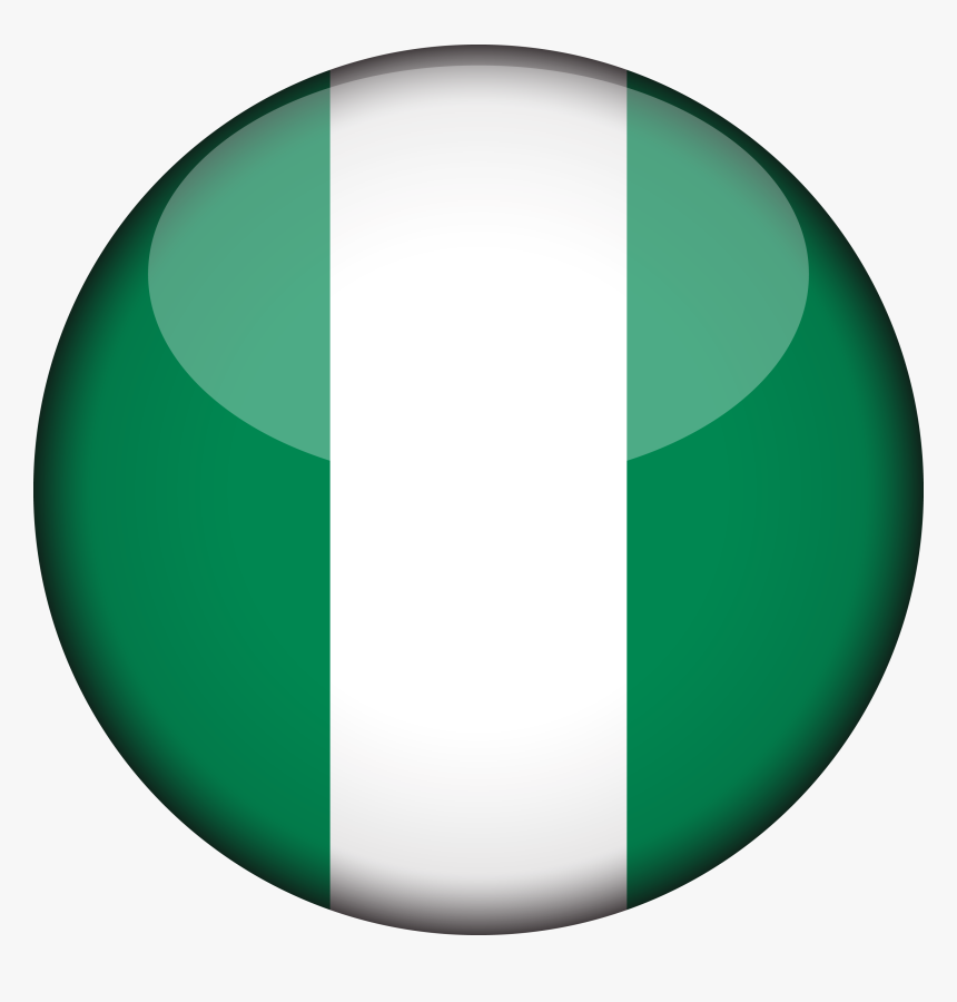 Nigeria Flag Circle, HD Png Download, Free Download