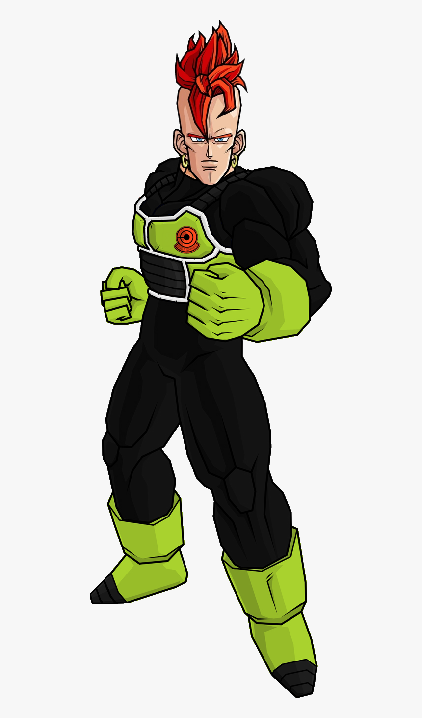 Android 16 Saiyan Armor V2 By Db Own Universe Arts-d3rdupz - Android 16 Dragon Ball Super, HD Png Download, Free Download