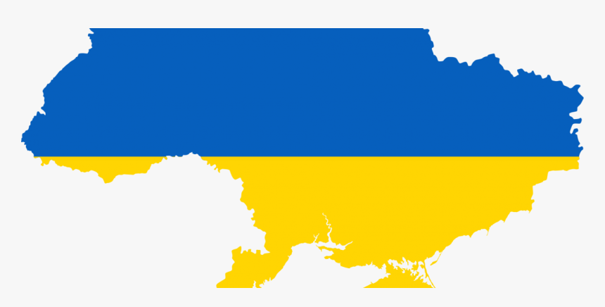 Ukraine - Ukraine Map With Flag, HD Png Download, Free Download