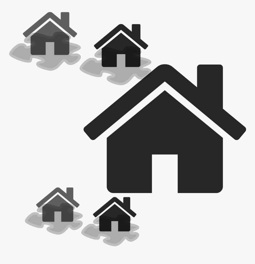 Transparent Village Icon Png - Transparent Black Home Icon, Png Download, Free Download