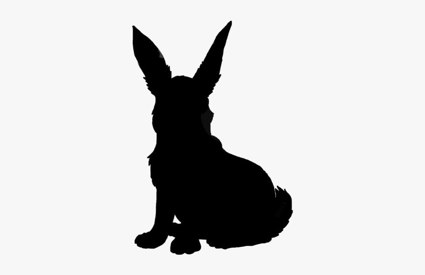 Arctic Hare Png Silhouette Transparent Background, Png Download, Free Download