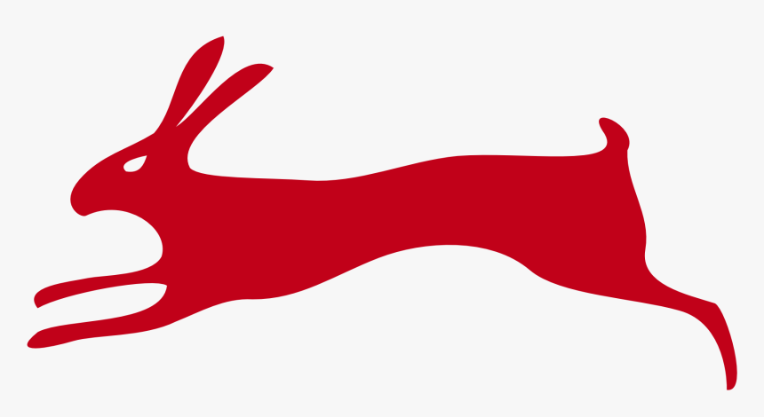 Arctic Hare Clipart Running Hare - Red Rabbit Running, HD Png Download, Free Download