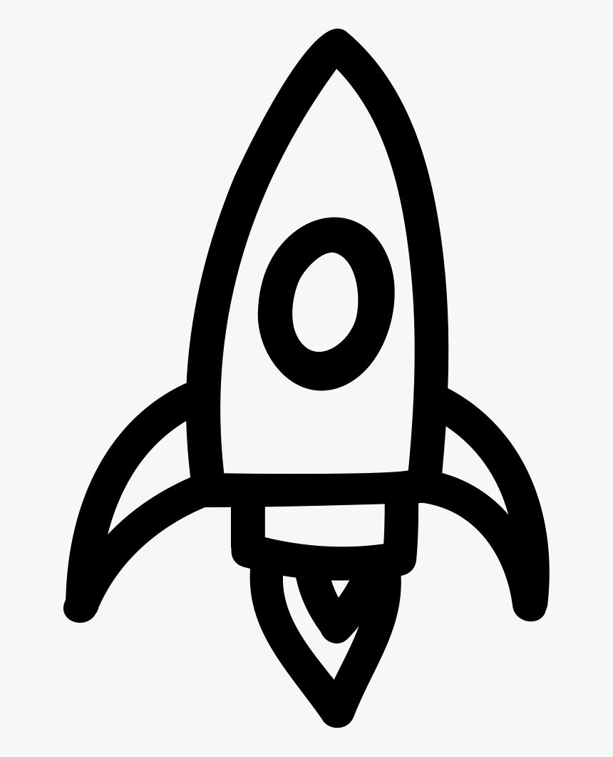 Rocket Hand Drawn Outline - Rocket Icon Drawn Png Transparent, Png Download, Free Download