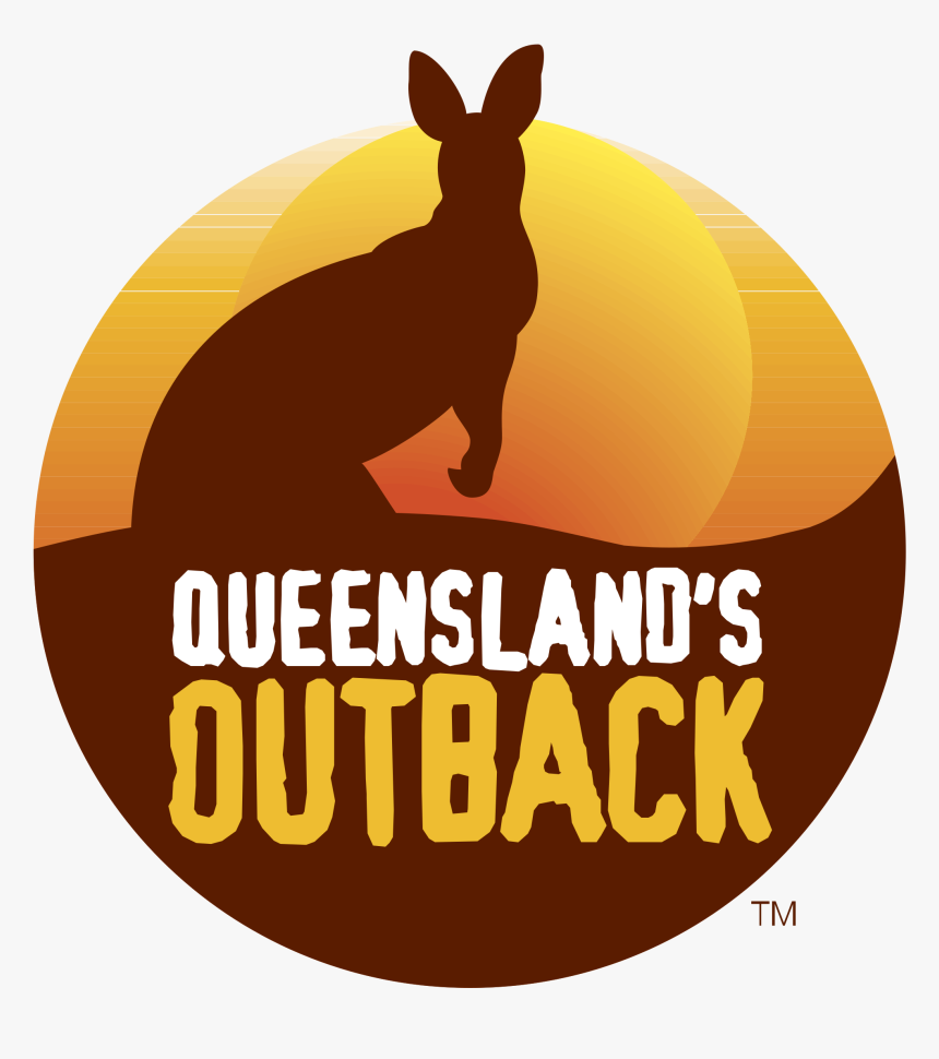 Queensland"s Outback Logo Png Transparent - Kangaroo, Png Download, Free Download