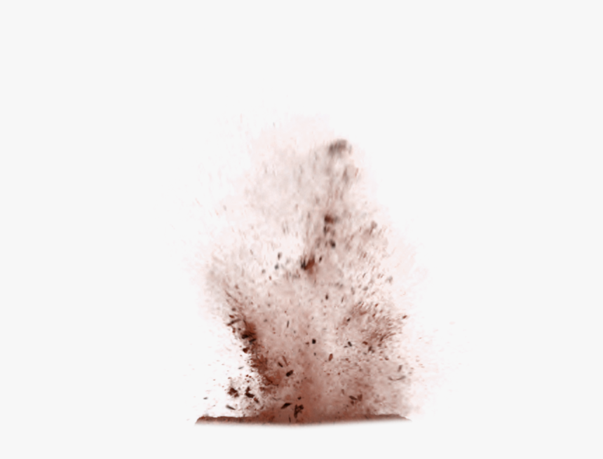 Brown Explosion Simple Effect Element Dust Pixel Clipart - Dust Effect Png, Transparent Png, Free Download