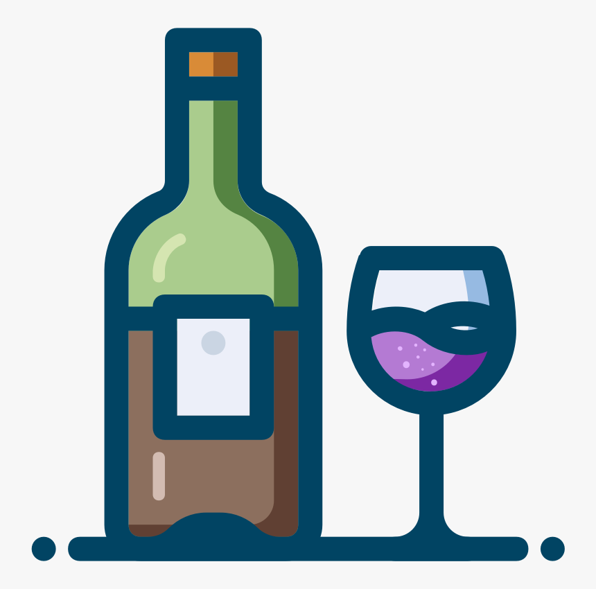 Wine Setting - Wine Bottles Clip Art, HD Png Download, Free Download