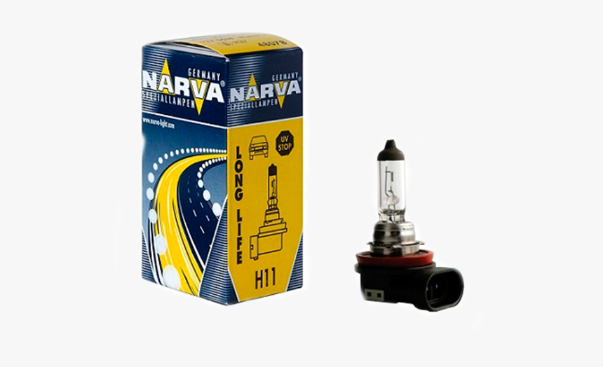 Car Headlamp Lamp Halogen Incandescent Light Bulb Clipart - H11 Narva, HD Png Download, Free Download