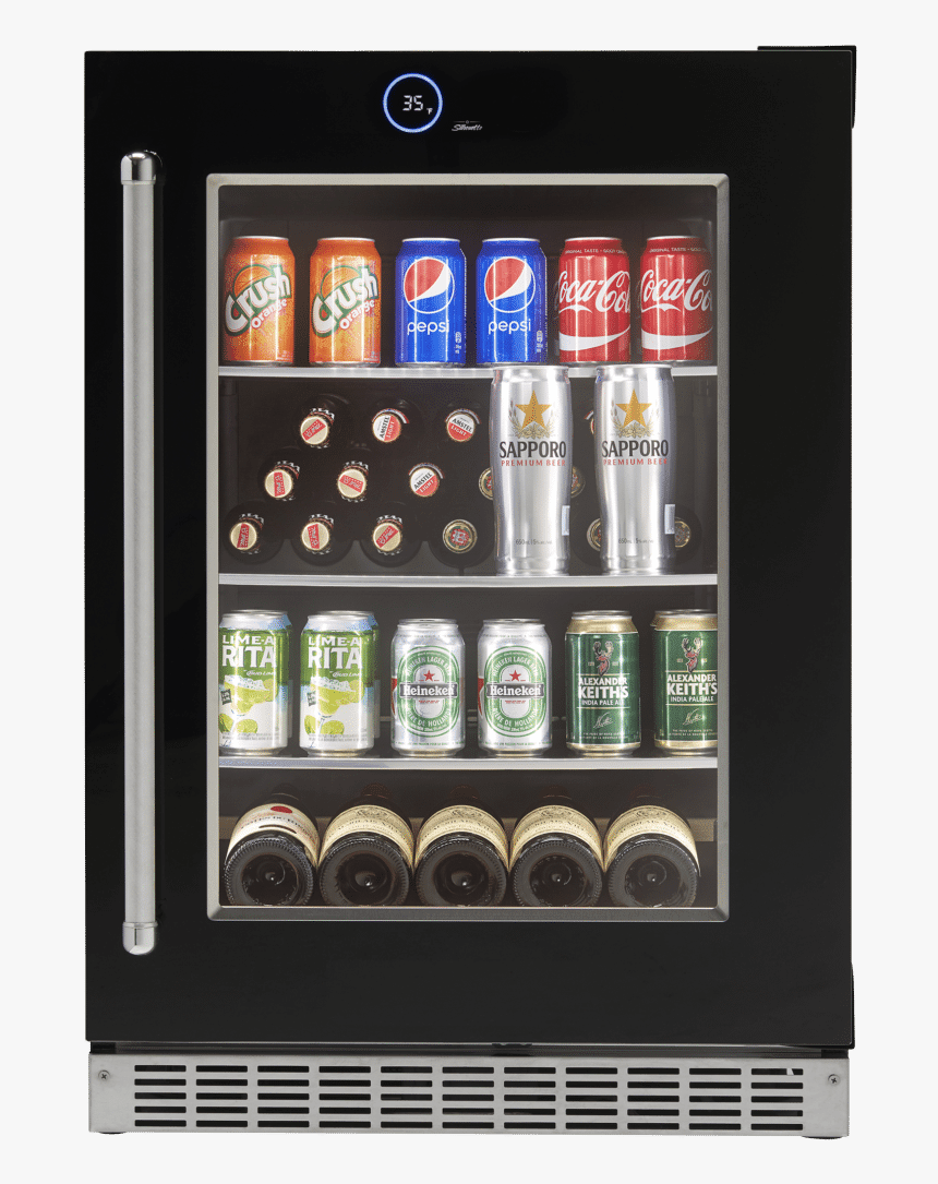 Danby Silhouette Reserve Beverage Cooler W/ Invisi-touch - Refrigerator, HD Png Download, Free Download