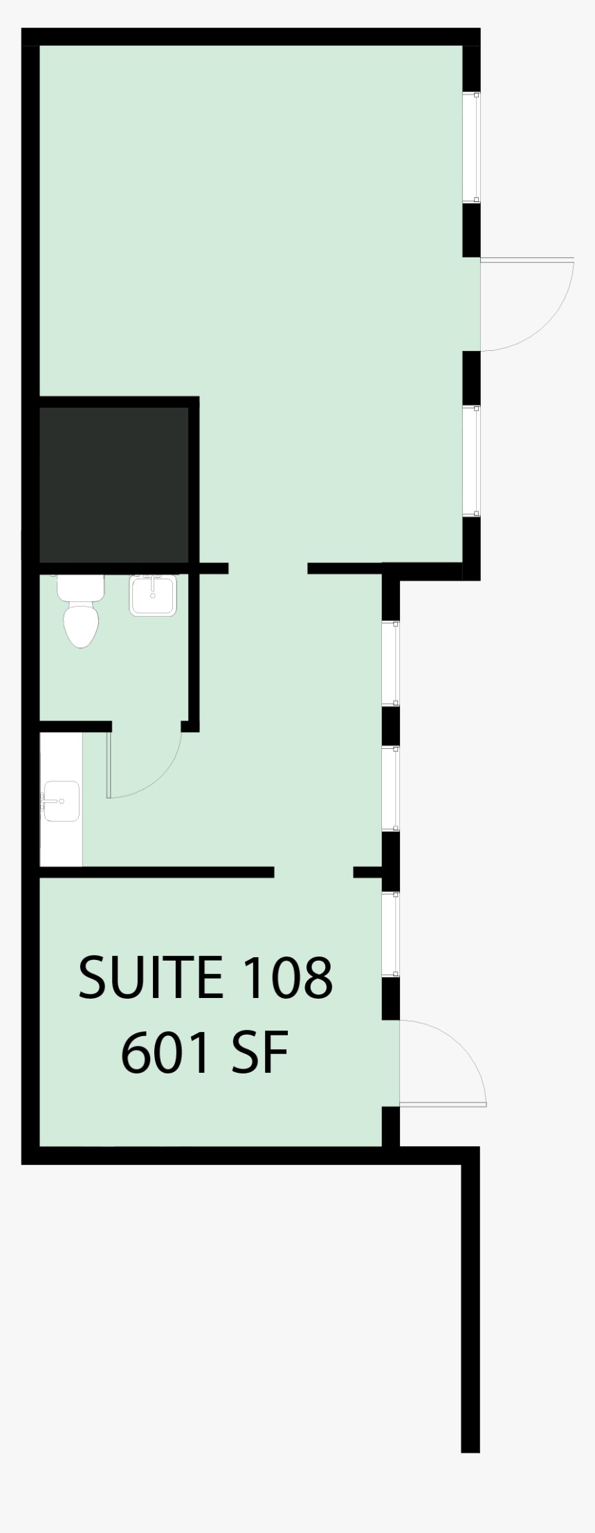 The Old Conway Block Plant Office Sits On The Lot Directly - Slope, HD Png Download, Free Download