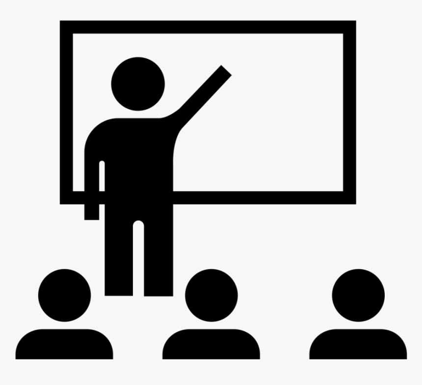 Teacher Classroom Clip Art Black And White, HD Png Download, Free Download