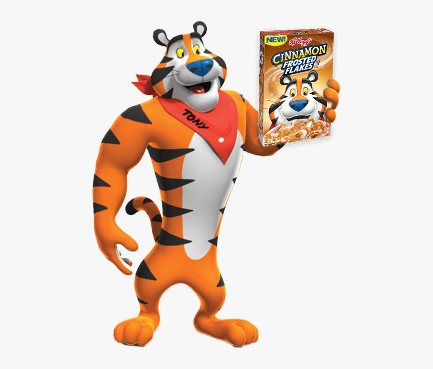 Frosted Flakes Cereal, Cinnamon - Cartoon, HD Png Download, Free Download