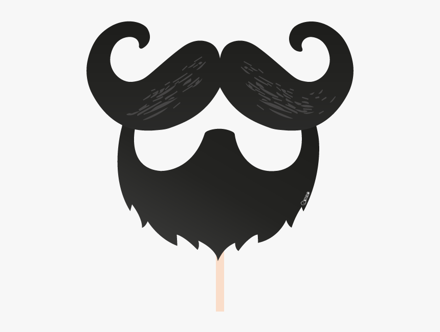 Moustache Clipart Outline - Booth Clipart, HD Png Download, Free Download