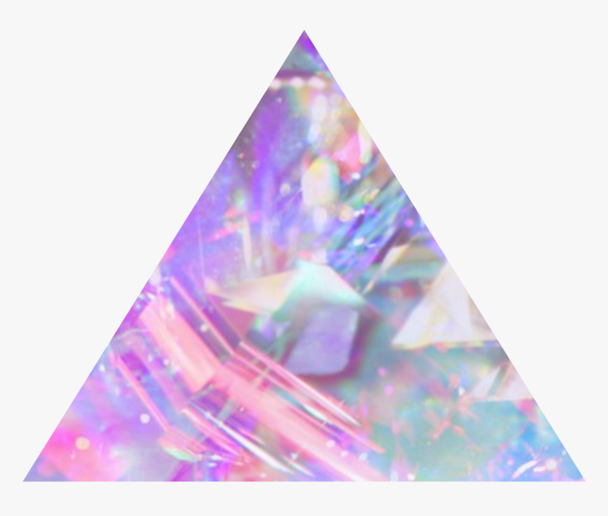 Triangle Decorations Aestheticsticker - Aesthetic Holographic, HD Png Download, Free Download