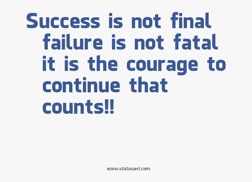 Success Is Not Final, Failure Is Not Fatal - Like A Boss Facebook Cover, HD Png Download, Free Download