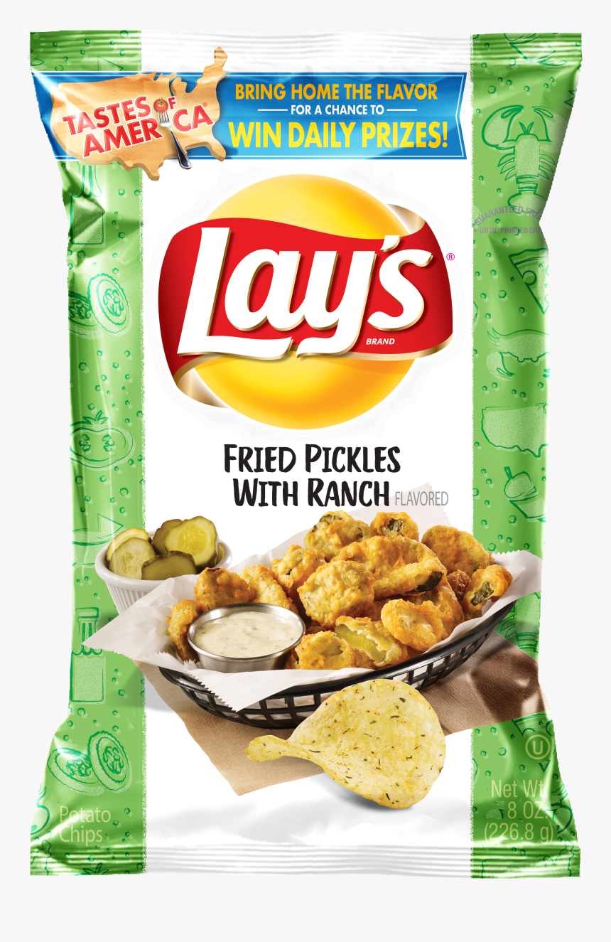 Lay's Fried Pickle Chips, HD Png Download, Free Download