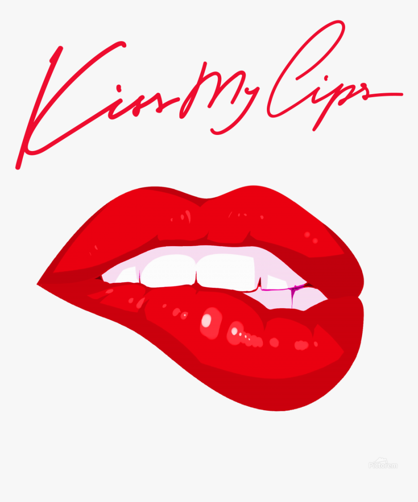 Kiss128a Print - Hình Vẽ Đôi Môi, HD Png Download, Free Download