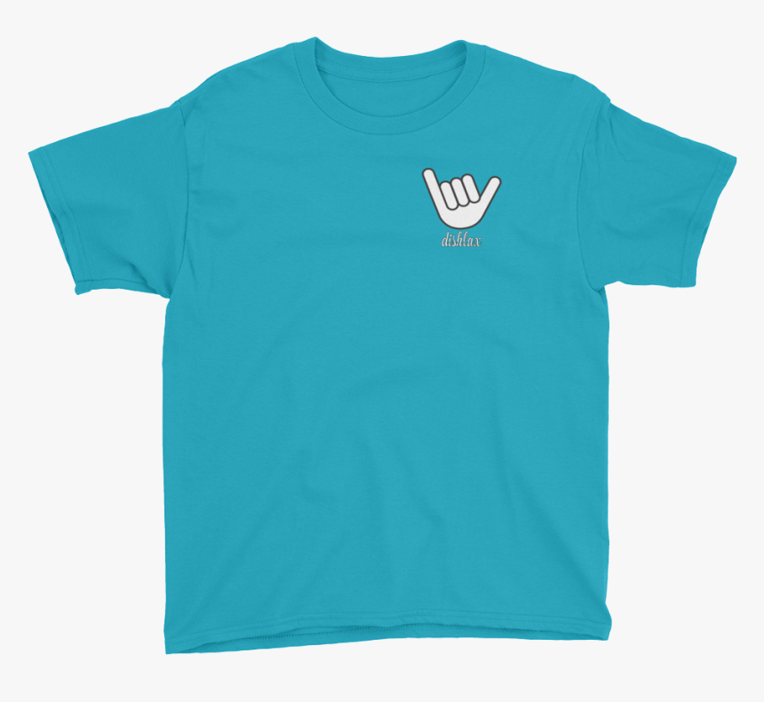 Youth Hang Loose Lacrosse Tee Teal/pink - Trophy Eyes Jade Shirt, HD Png Download, Free Download