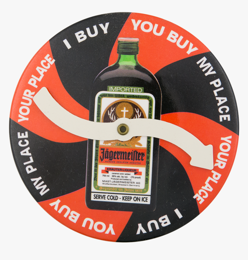 Jägermeister Game Red And Black Innovative Button Museum - Label, HD Png Download, Free Download