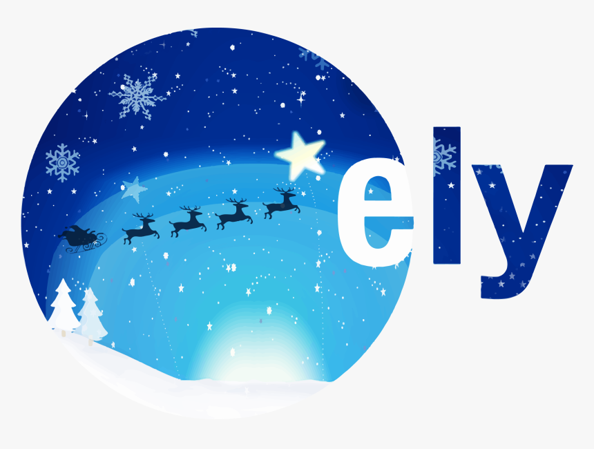 Sfondi Natalizi Renne.Ely Christmas Logo Sfondi Natalizi Con Renne Hd Png Download Kindpng