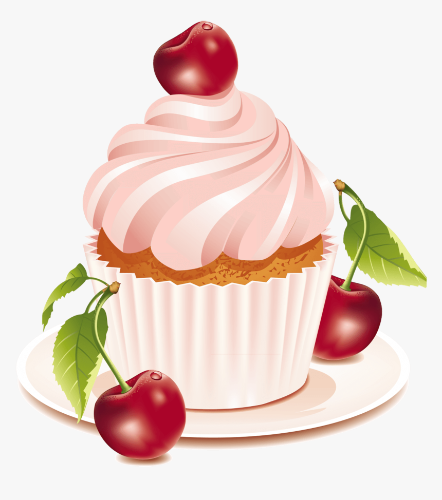 Cherry Cake Png Clipart - Cherry Cake Clipart, Transparent Png, Free Download