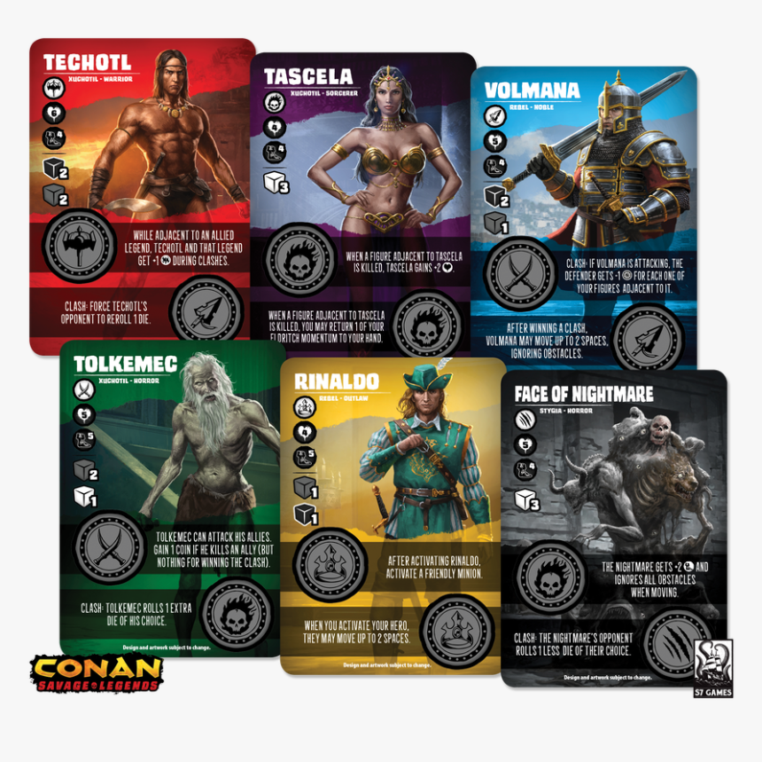 Picture - Conan Savage Legends Cards, HD Png Download, Free Download