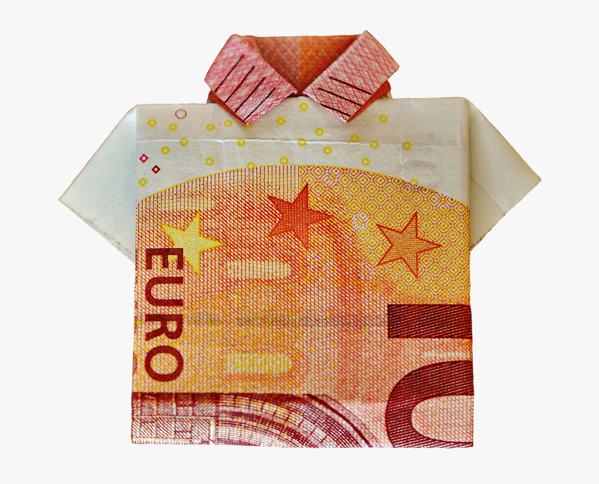 The Last Shirt, Dollar Bill, 10 Euro, Folded, Gift - Face D Un Billet Dollars, HD Png Download, Free Download