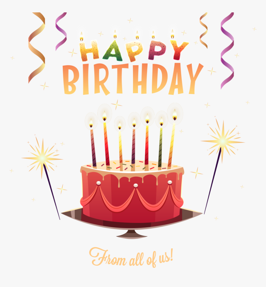 Cake Vector Birthday Free Photo Png Clipart - Download Birthday Wishes, Transparent Png, Free Download