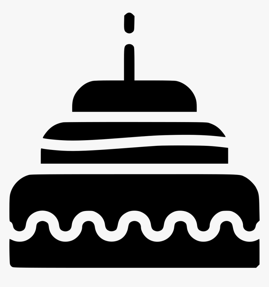 Birthday Cake Png Black - Shape Of Cake Png, Transparent Png, Free Download