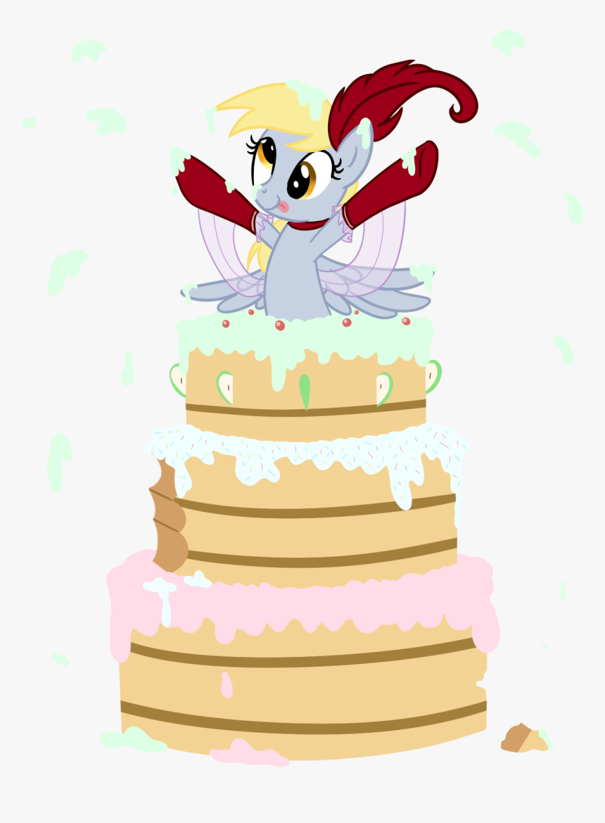 Transparent Cake Vector Png - Mlp Birthday Cake Vector, Png Download, Free Download