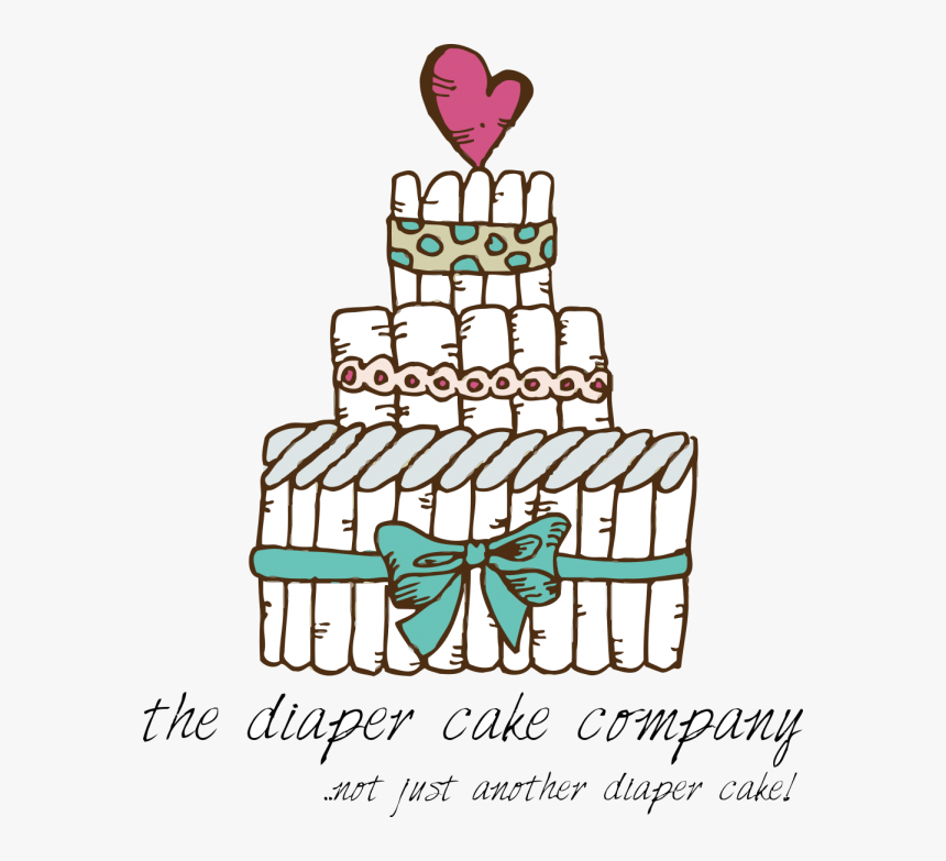 Diaper Cake Logo - Diaper Cake Clipart Png, Transparent Png, Free Download