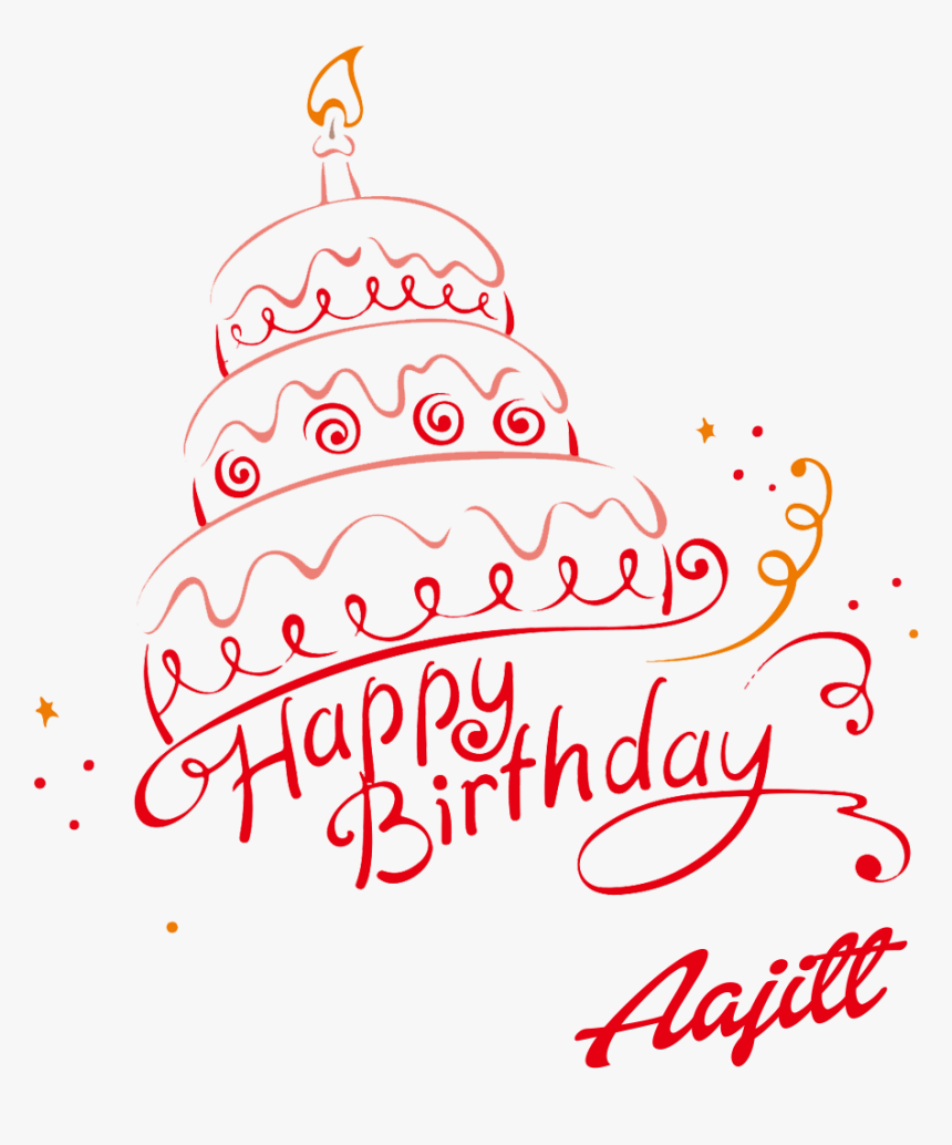 Aajitt Happy Birthday Vector Cake Name Png - Happy Birthday Habib Cake, Transparent Png, Free Download